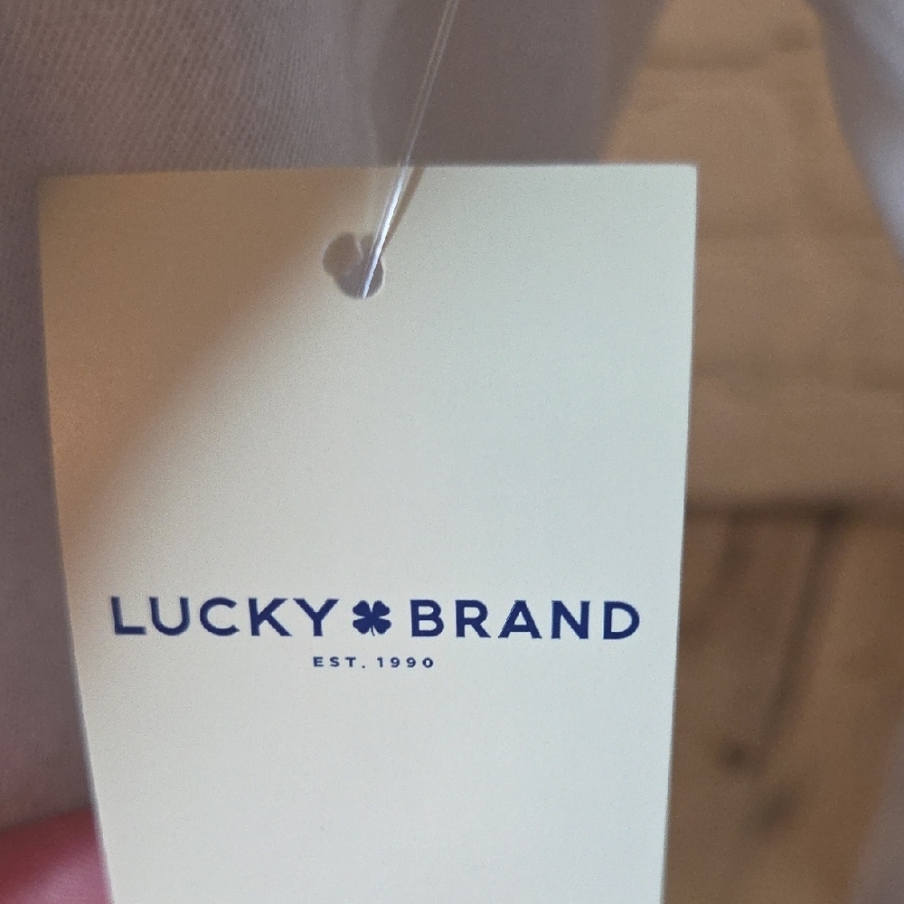 Lucky Brand White Elephant Print Long Sleeve Top - Picture 2 of 4